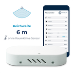 Senvolon Präsenzmelder Basis: 6 m Reichweite, WLAN
