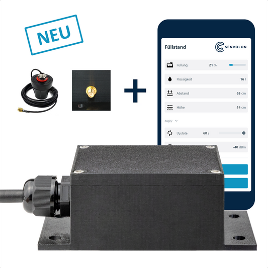Senvolon Füllstandmesser RD mit ext. Antennenanschluss + Antenne
