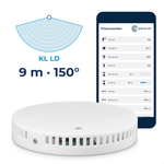 Senvolon Presence Sensor KL: Room Climate, 6 or 9 m Range, Wi-Fi