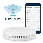 Senvolon Presence Sensor KL: Room Climate, 6 or 9 m Range, Wi-Fi