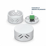 Multisensor climático Senvolon: accesorio para el detector de presencia y movimiento por radar Senvolon, mide temperatura, humedad y presión atmosférica