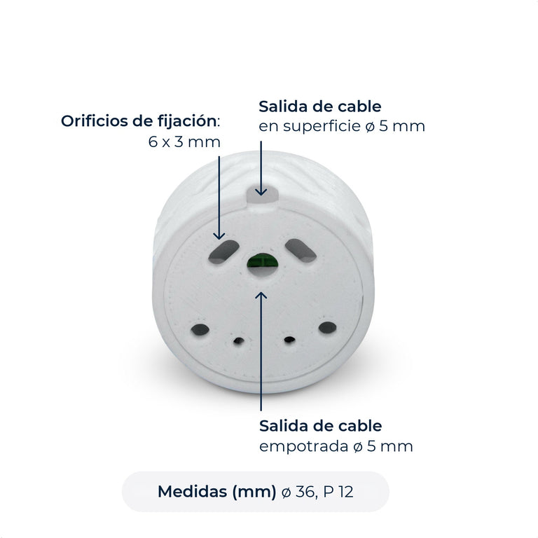 Multisensor climático Senvolon: accesorio para el detector de presencia y movimiento por radar Senvolon, mide temperatura, humedad y presión atmosférica