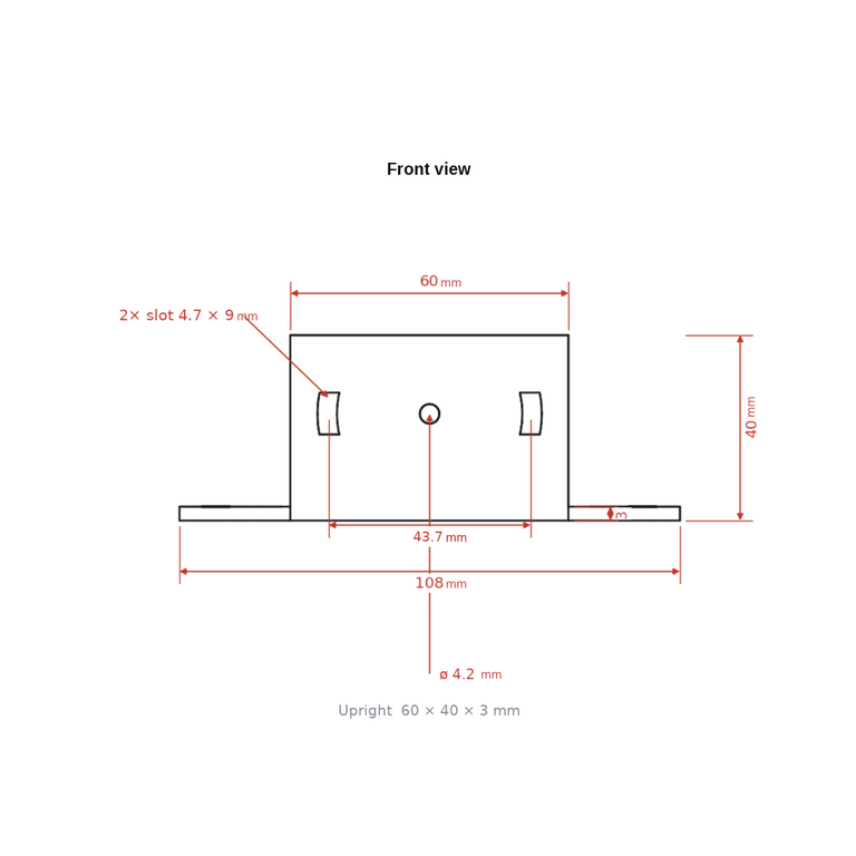 Senvolon Mounting Bracket Optimized for Level Sensors