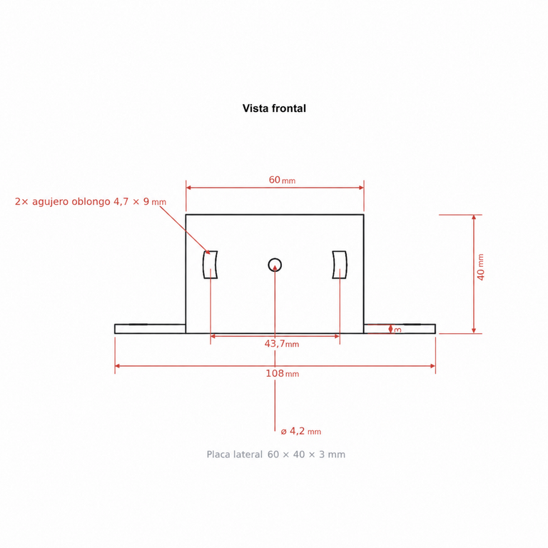 Soporte de montaje Senvolon optimizado para el sensor de nivel