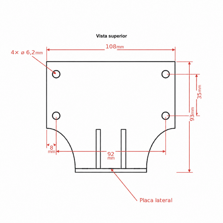Soporte de montaje Senvolon optimizado para el sensor de nivel