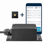 Sensor de nivel por radar Senvolon RD WiFi, con precisión milimétrica hasta 40 m, optimizado para líquidos