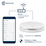 Senvolon Presence Sensor KL LD: Wi-Fi Radar Presence and Motion Sensor with 9m Range, Climate Sensor Technology, and MQTT Integration
