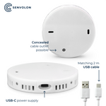 Senvolon Presence Sensor KL LD: Wi-Fi Radar Presence and Motion Sensor with 9m Range, Climate Sensor Technology, and MQTT Integration