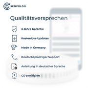 Senvolon Präsenzmelder KL WLAN – Smart Home Bewegungsmelder mit Anwesenheitserkennung und Klimasensorik für Home Assistant, OpenHAB, ioBroker oder Node-RED (MQTT)