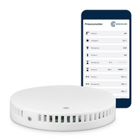 Senvolon Präsenzmelder KL LD – WLAN Radar-Präsenzsensor mit 9 m Reichweite, Klima-Sensorik und MQTT-Integration