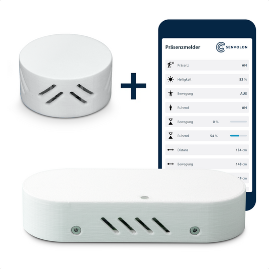 Senvolon Präsenzmelder + Klima Multisensor - Komplettpaket