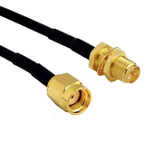 Senvolon Verlängerungskabel (RP-SMA) – Zubehör für externe 2,4 GHz WLAN-Antenne des Füllstandmessers