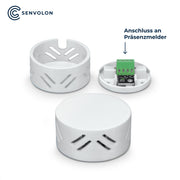 Senvolon Komplettpaket: Radar Präsenzmelder WLAN & Klima Multisensor (Temperatur, Luftfeuchtigkeit, Luftdruck)