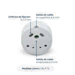 Multisensor climático Senvolon: accesorio para el detector de presencia y movimiento por radar Senvolon, mide temperatura, humedad y presión atmosférica
