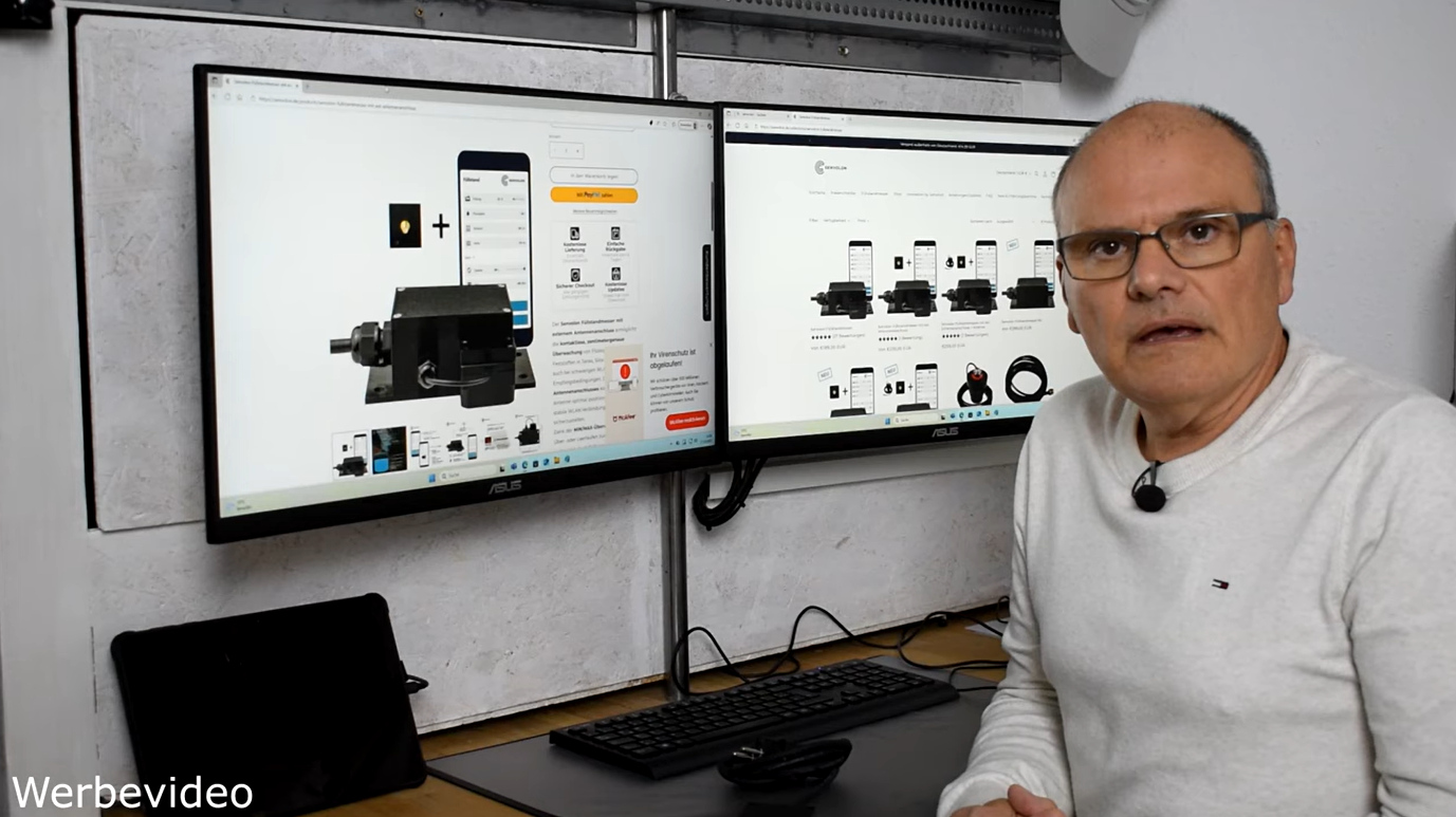 Video laden: Test SENVOLON Füllstandmesser durch den Kanal do it yourself