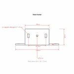 Soporte de montaje Senvolon optimizado para el sensor de nivel