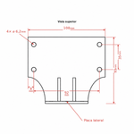 Soporte de montaje Senvolon optimizado para el sensor de nivel